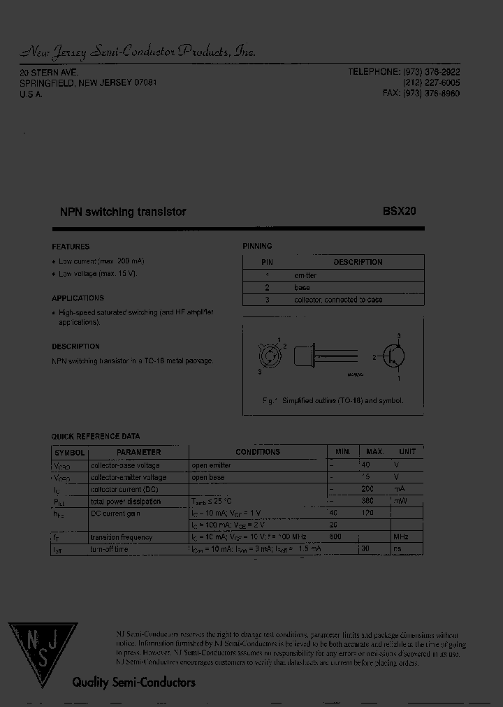 BSX20_7766556.PDF Datasheet