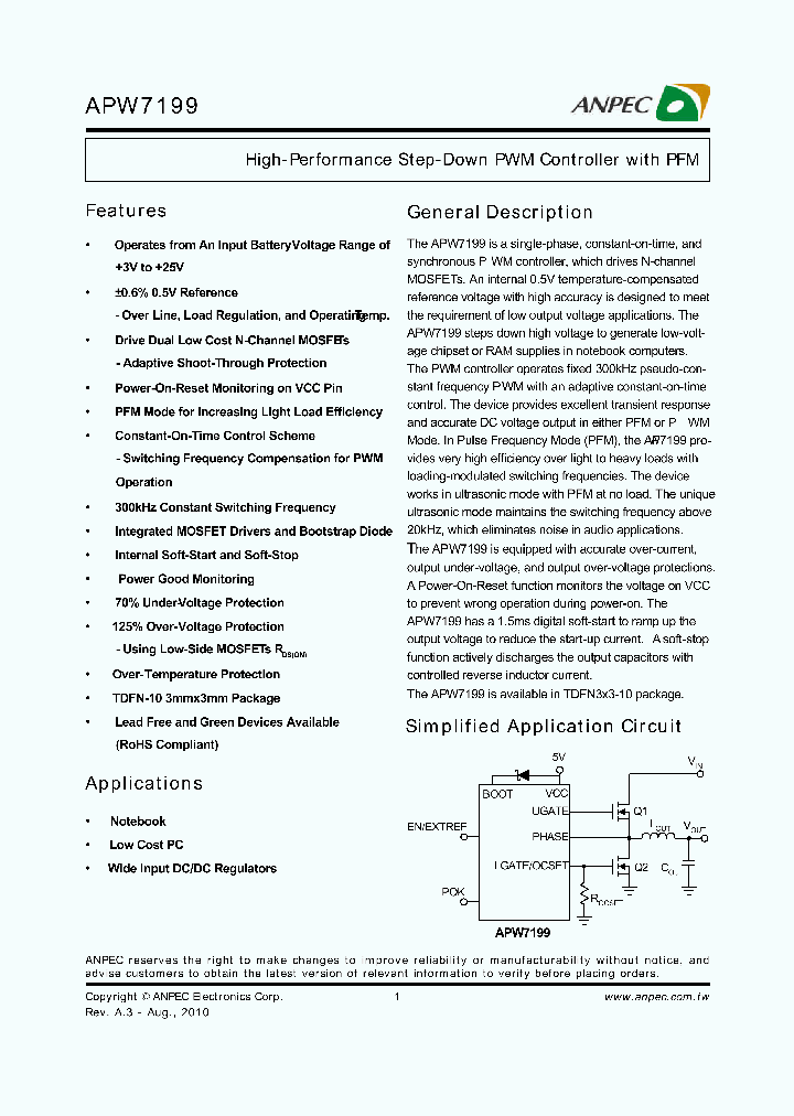 APW7199_7743077.PDF Datasheet