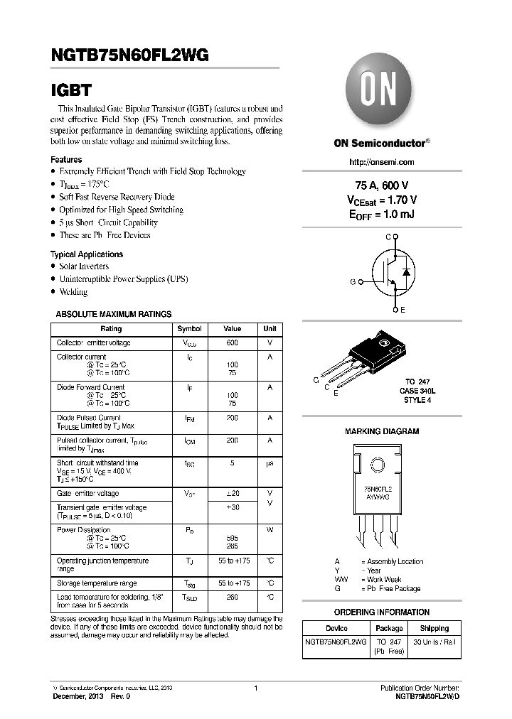 NGTB75N60FL2W_7766984.PDF Datasheet