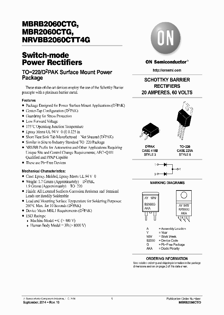 NRVBB2060CTT4G_7746702.PDF Datasheet