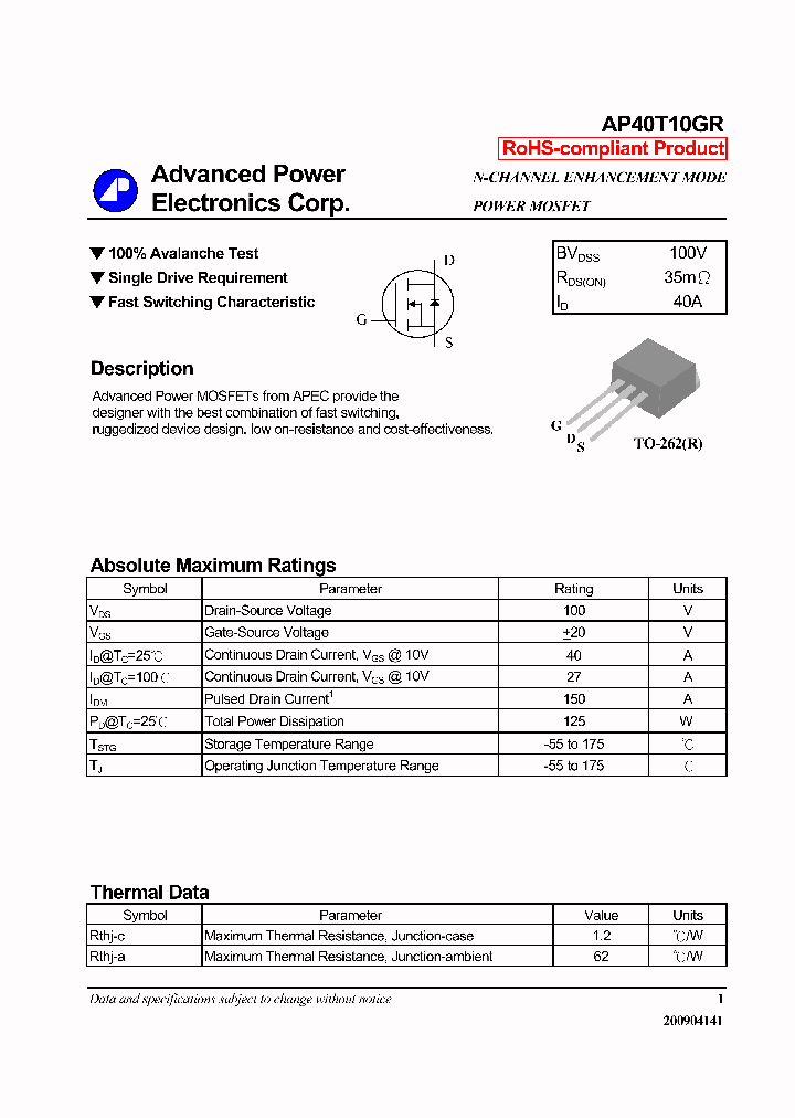 AP40T10GR14_7773321.PDF Datasheet