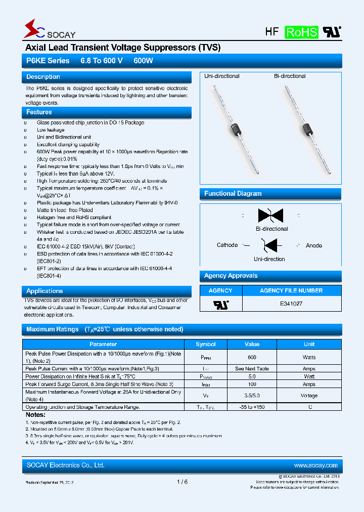 P6KE520A_7773267.PDF Datasheet