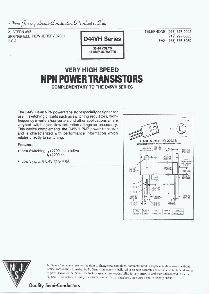 D44VH10_7775518.PDF Datasheet