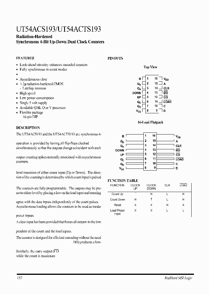 UT54ACS193_7776421.PDF Datasheet