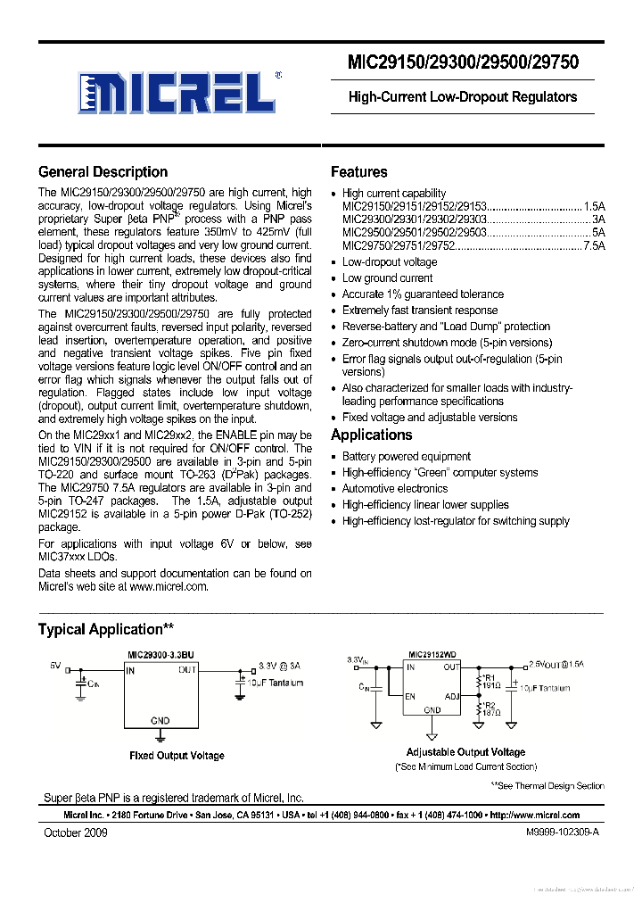MIC29150_7747505.PDF Datasheet