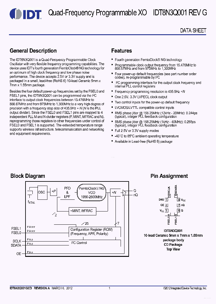 IDT8N3Q001_7748890.PDF Datasheet