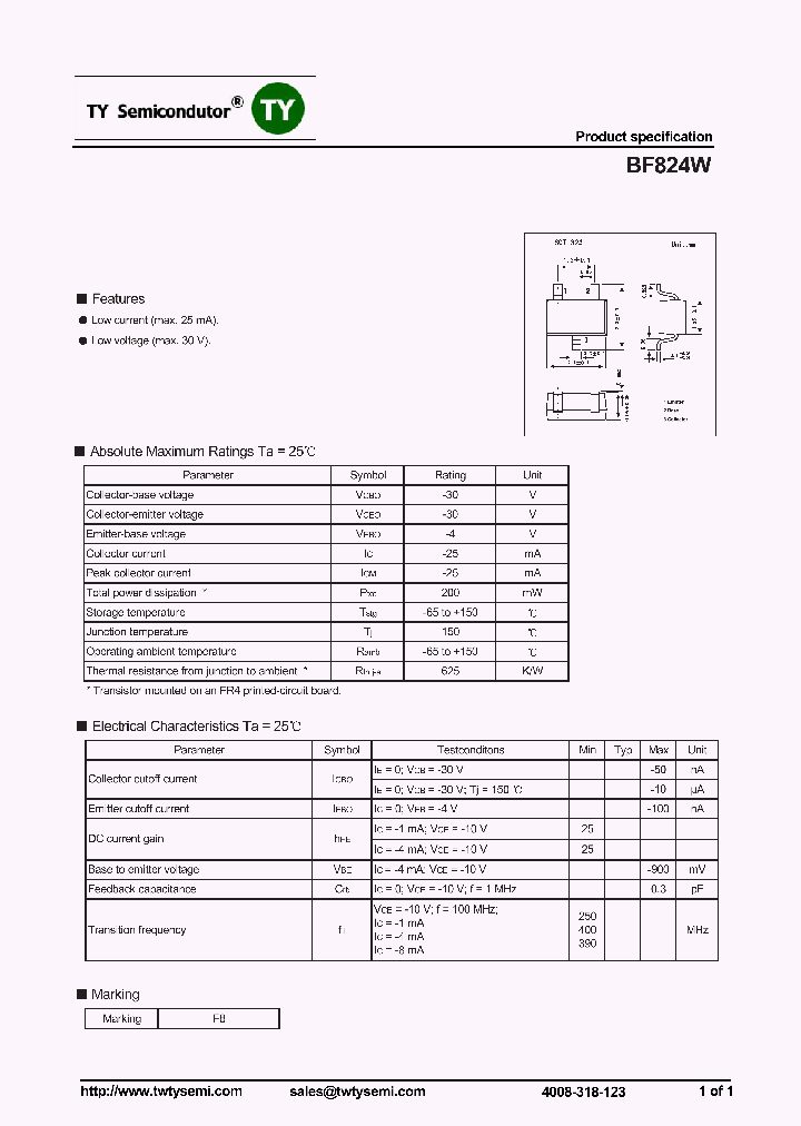 BF824W_7751425.PDF Datasheet