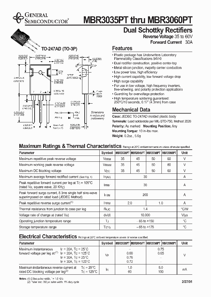 MBR3050PT_7752527.PDF Datasheet