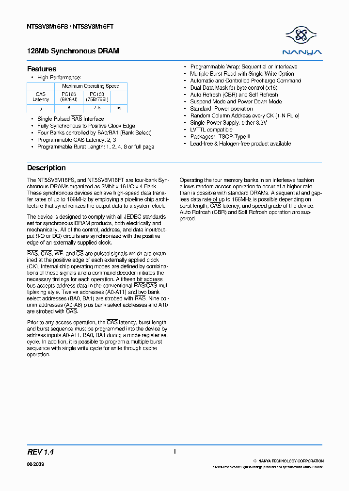 NT5SV8M16FT-6KI_7761563.PDF Datasheet