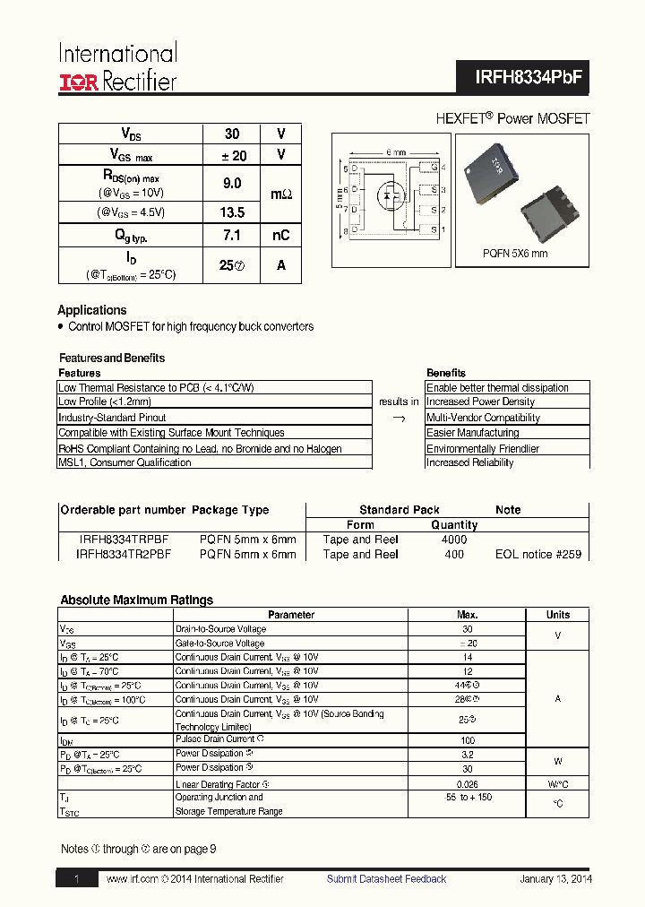 IRFH8334PBF_7782509.PDF Datasheet