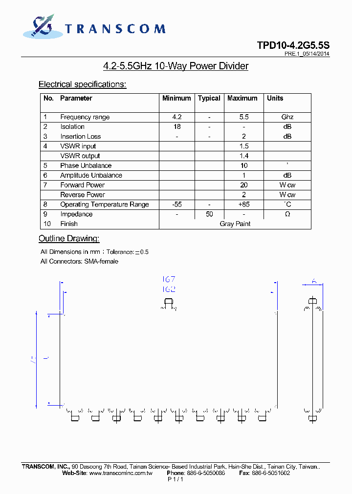 TPD10-42G55S_7782782.PDF Datasheet