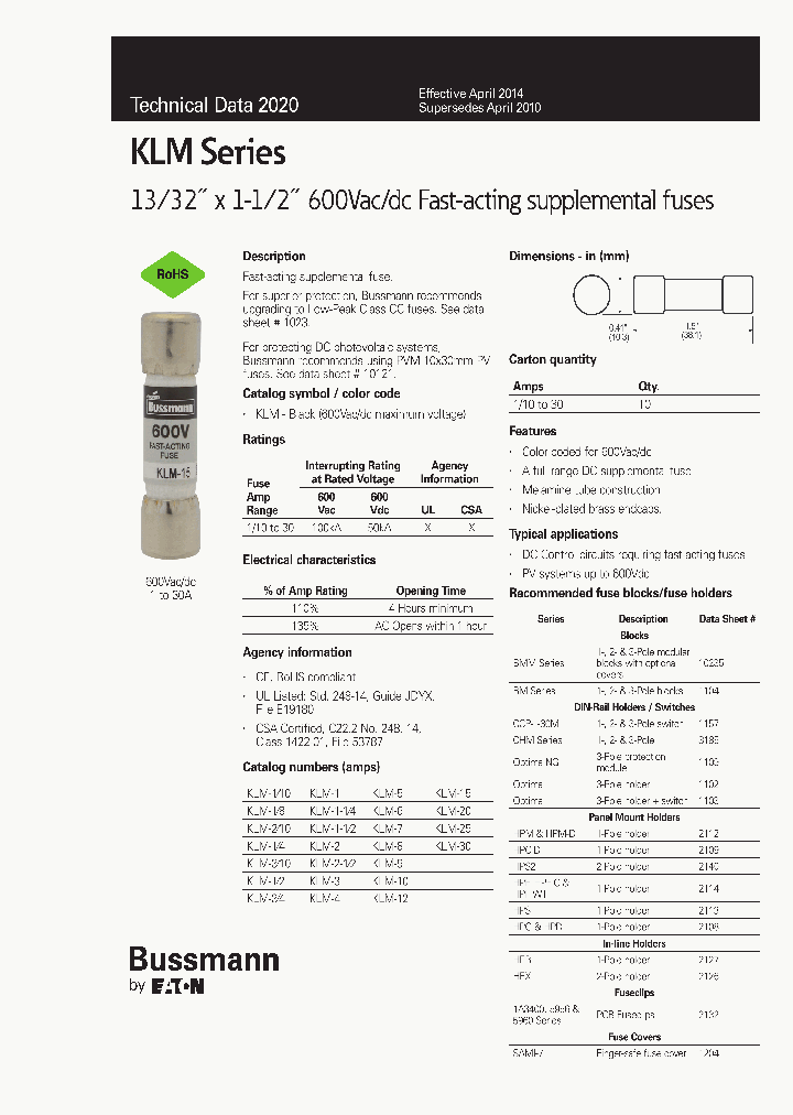 KLM-110_7783202.PDF Datasheet