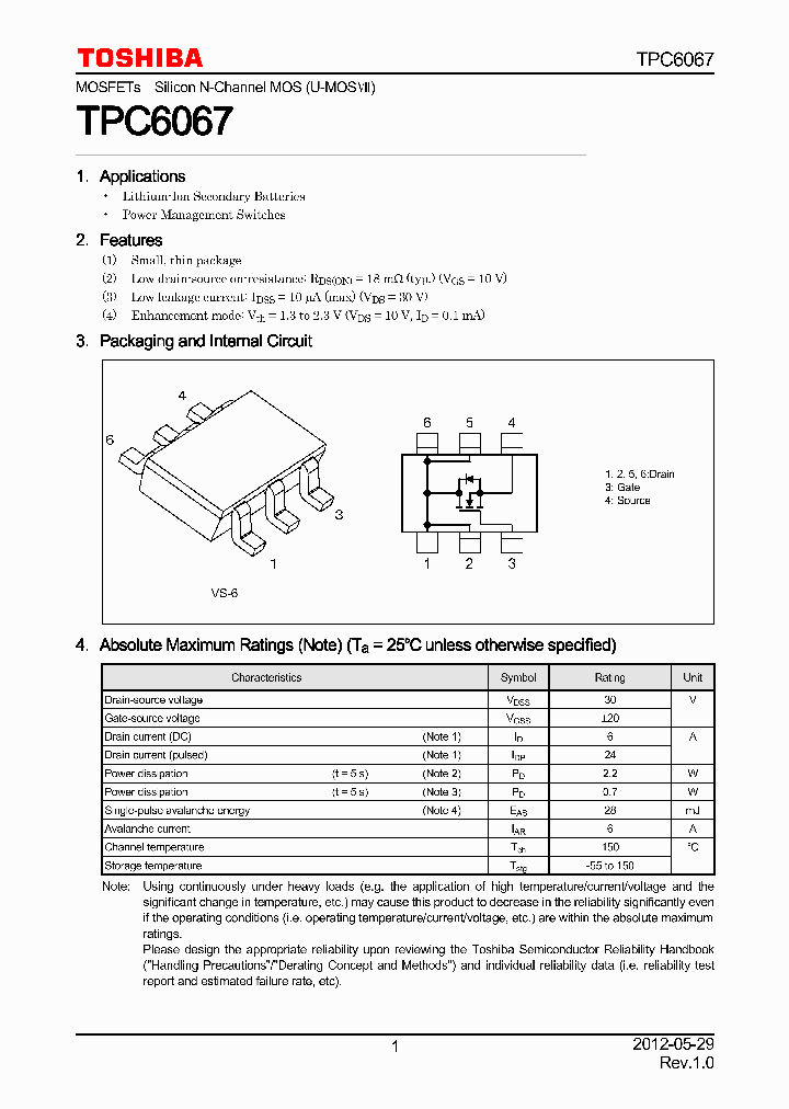 TPC6067_7784347.PDF Datasheet
