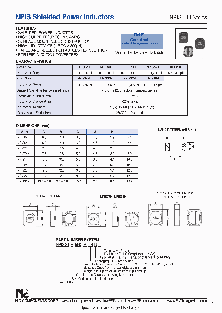 NPIS64H270MTRF_7784992.PDF Datasheet