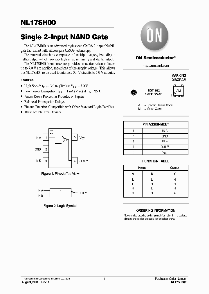NL17SH00_7785120.PDF Datasheet
