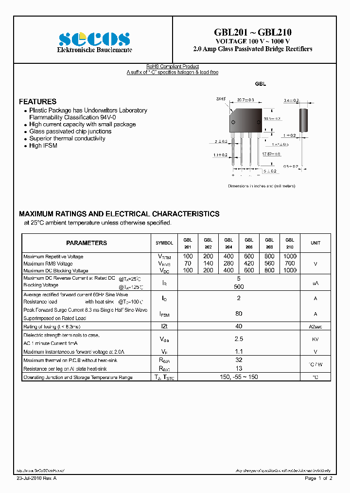 GBL210_7785222.PDF Datasheet