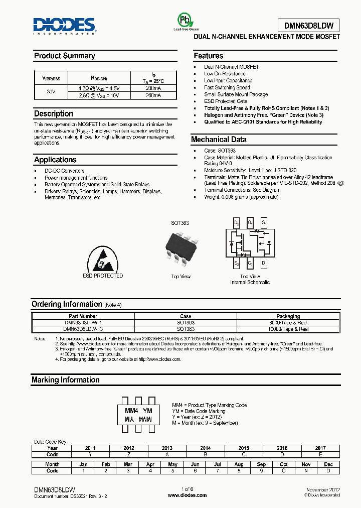 DMN63D8LDW_7793702.PDF Datasheet