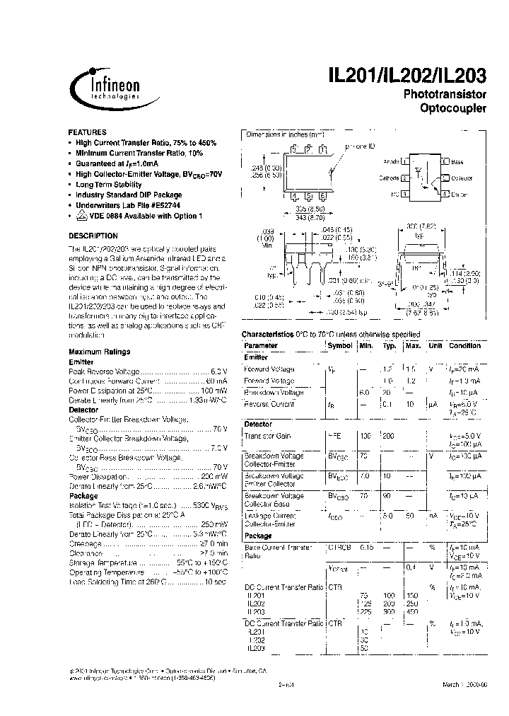 IL203-X001_7749500.PDF Datasheet