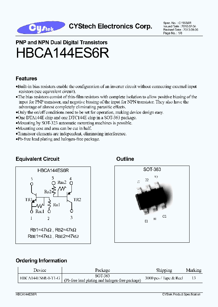 HBCA144ES6R_7805767.PDF Datasheet