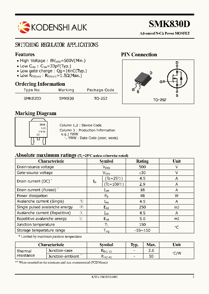 SMK830D-1_7805228.PDF Datasheet