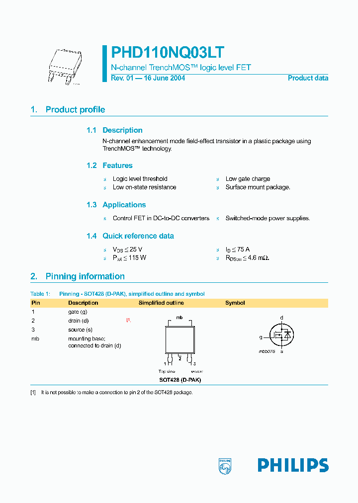 PHD110NQ03LT_7805879.PDF Datasheet