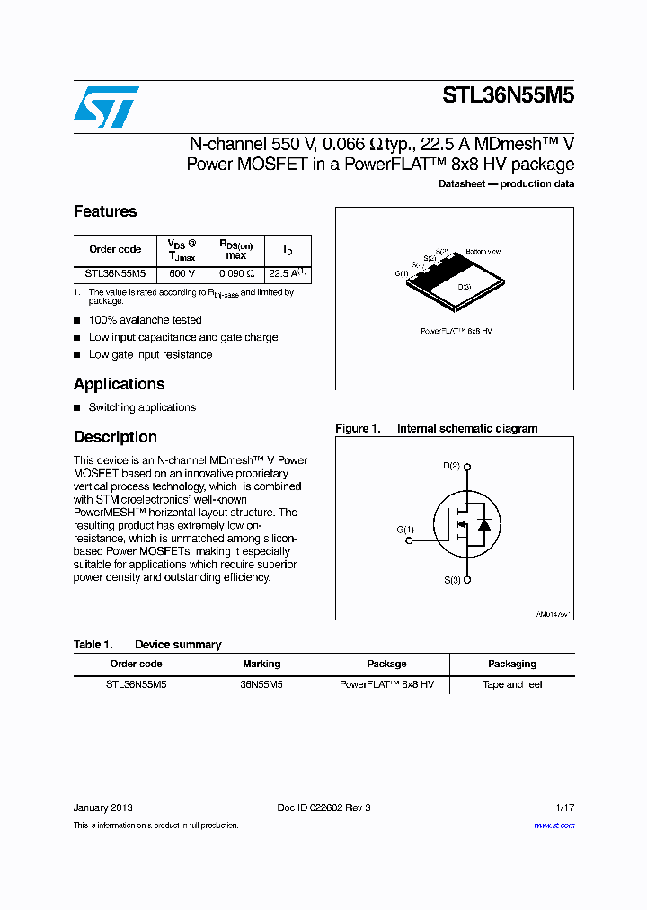 STL36N55M5_7804007.PDF Datasheet