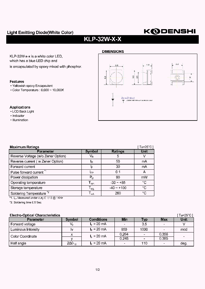 KLP-32W_7810868.PDF Datasheet