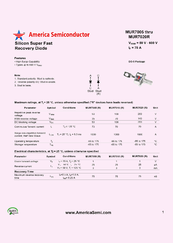 MUR7020R_7810808.PDF Datasheet
