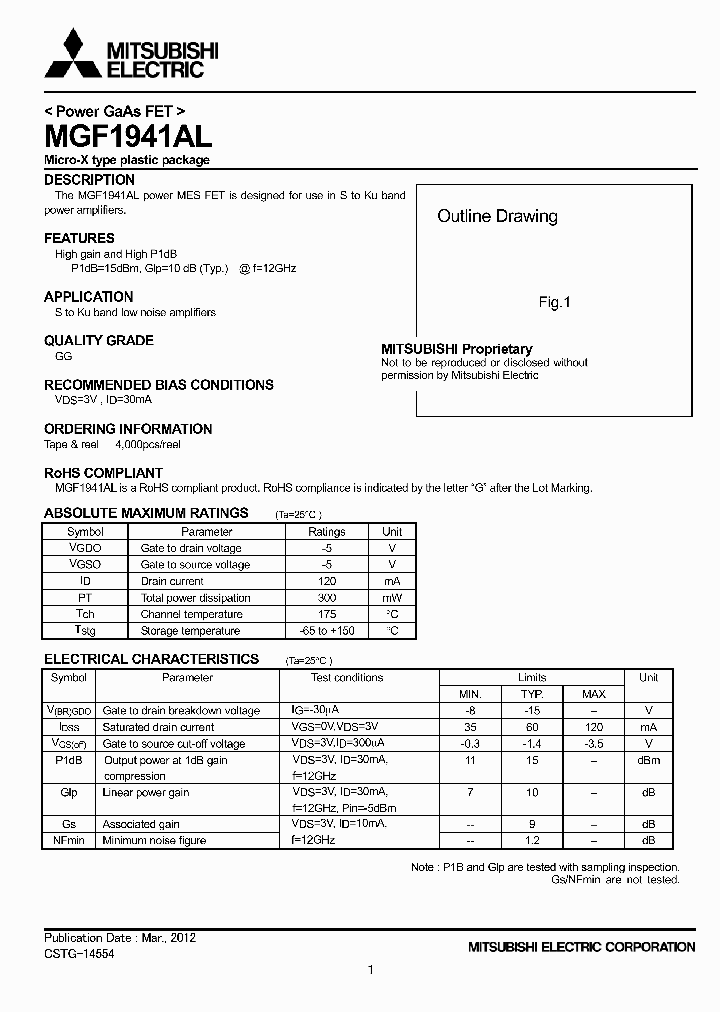 MGF1941AL_7803005.PDF Datasheet