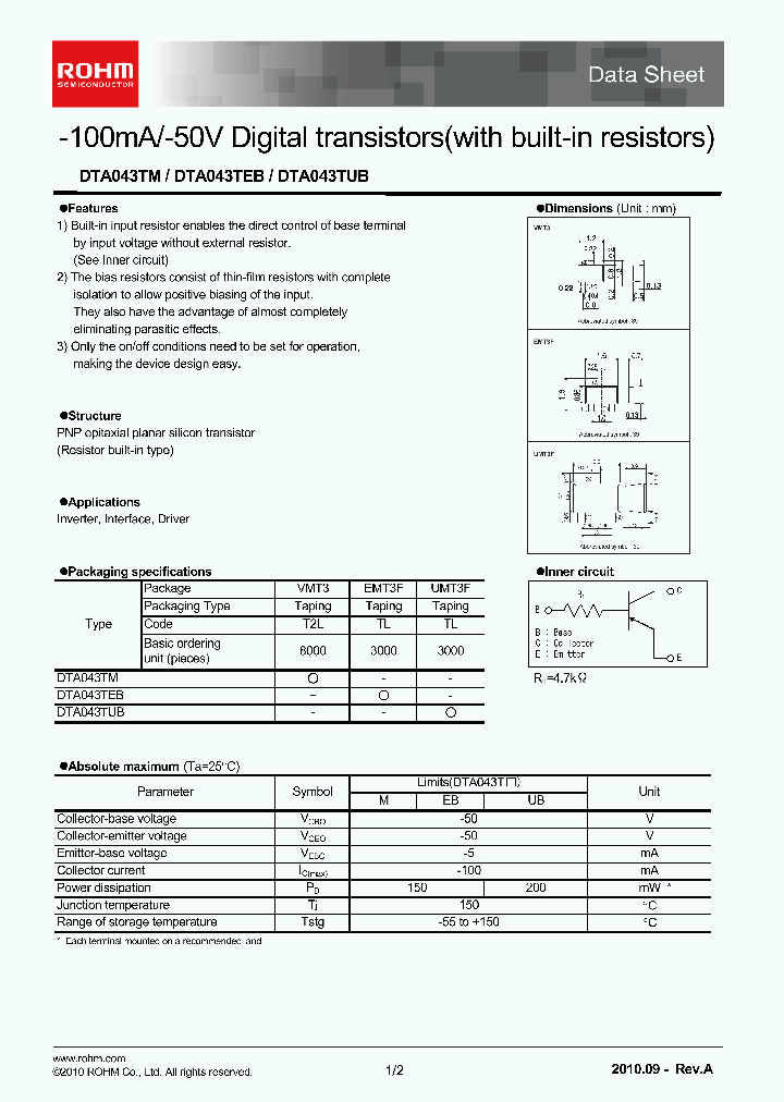 DTA043TEB_7810674.PDF Datasheet