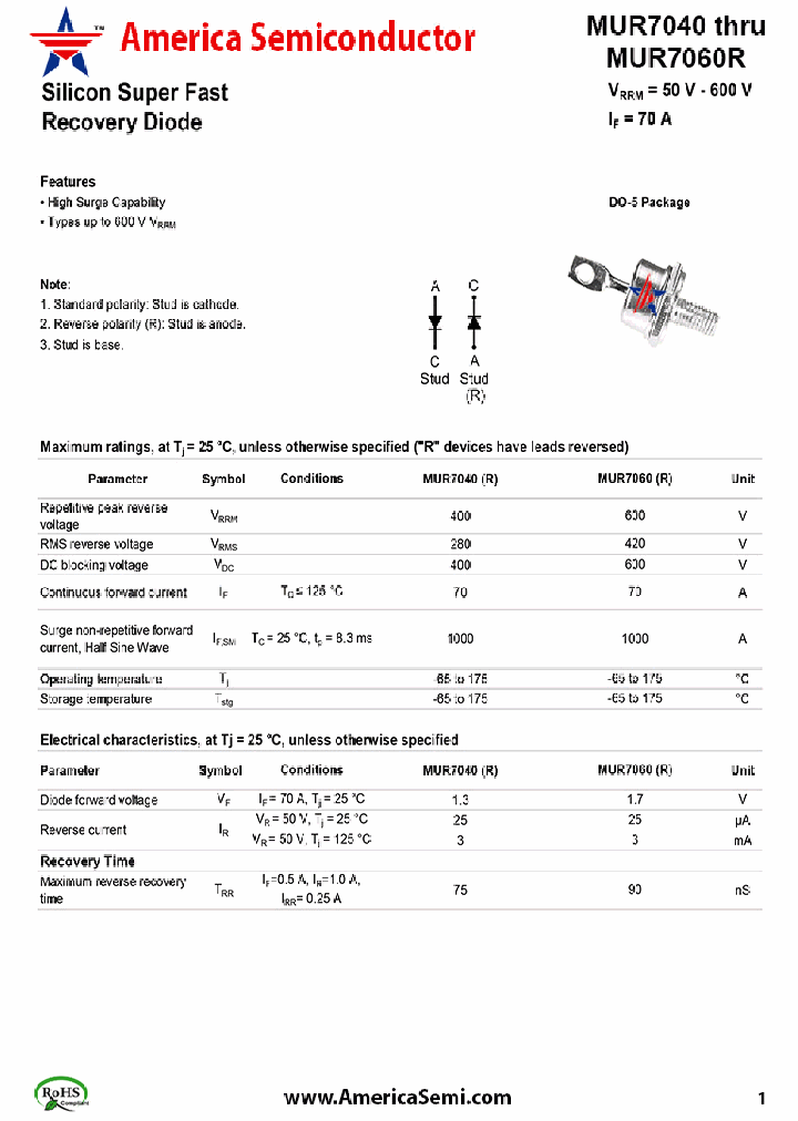MUR7020R_7810611.PDF Datasheet
