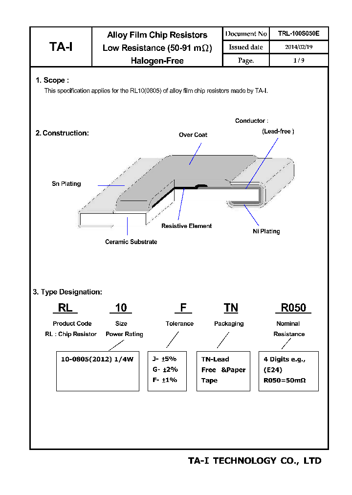 RL10JTNR050_7811158.PDF Datasheet
