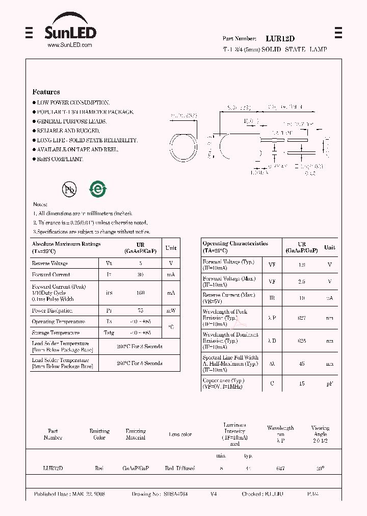 LUR12D_7802904.PDF Datasheet