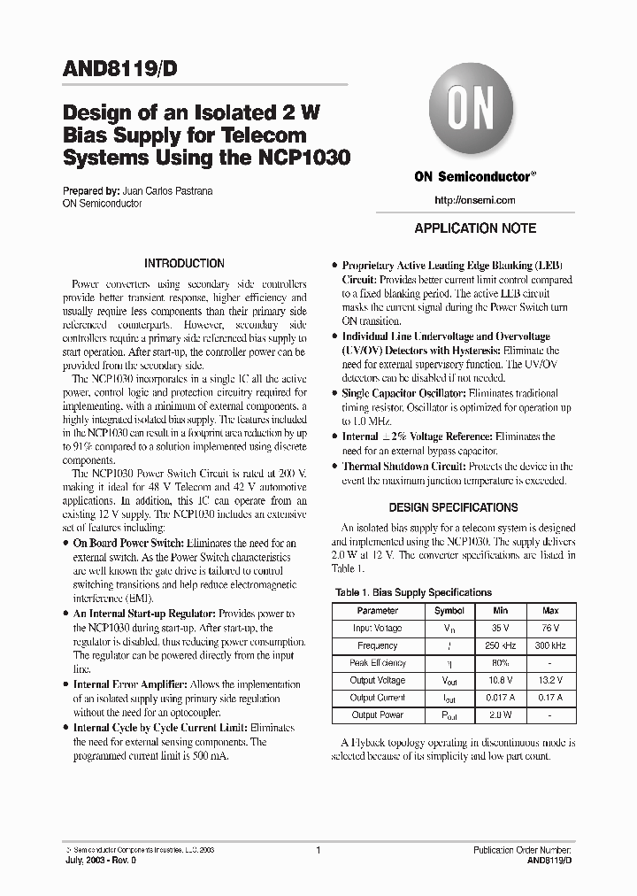 NCP1030DMR2_7803896.PDF Datasheet