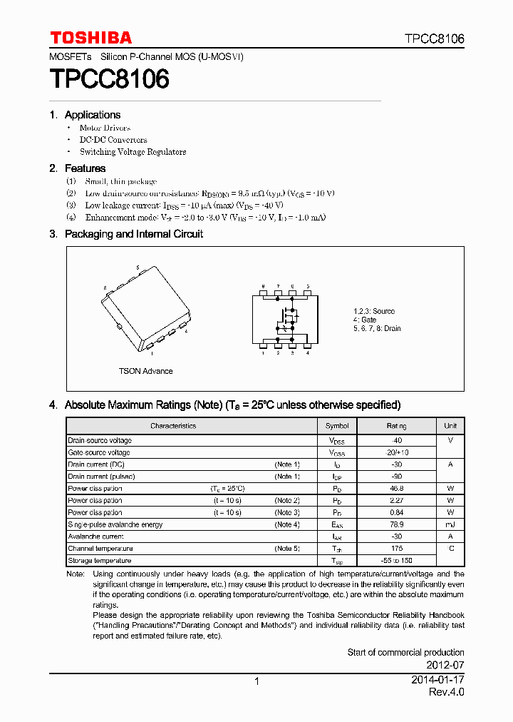 TPCC8106_7796912.PDF Datasheet