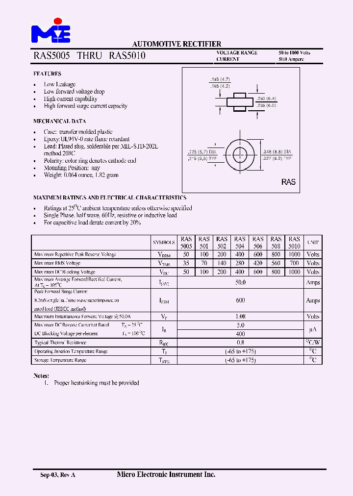 RAS5005_7796033.PDF Datasheet