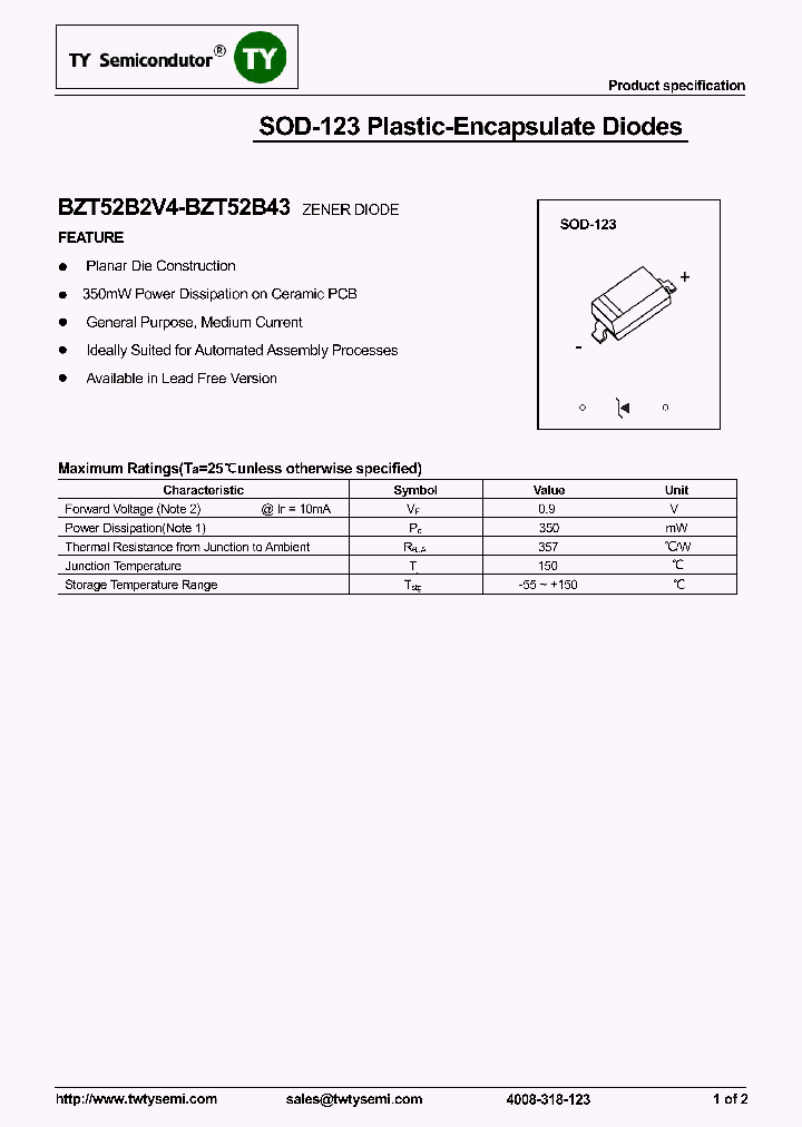 BZT52B30_7795279.PDF Datasheet