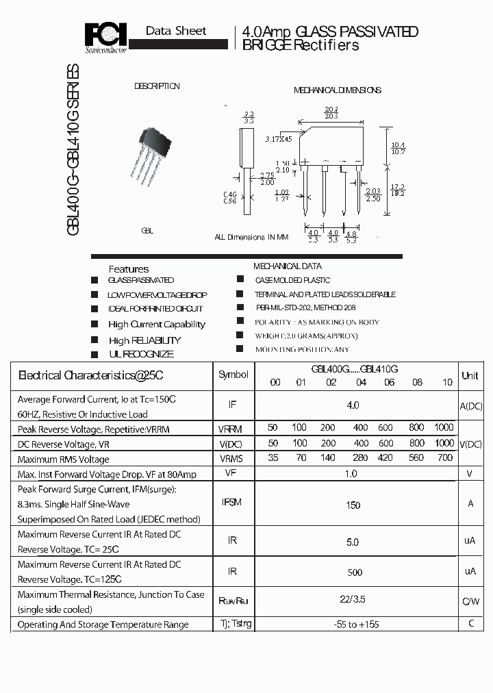 GBL400G_7811236.PDF Datasheet