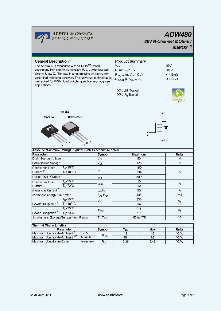 AOW480_7804062.PDF Datasheet