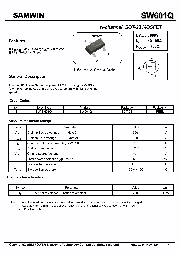 SW601Q_7818090.PDF Datasheet