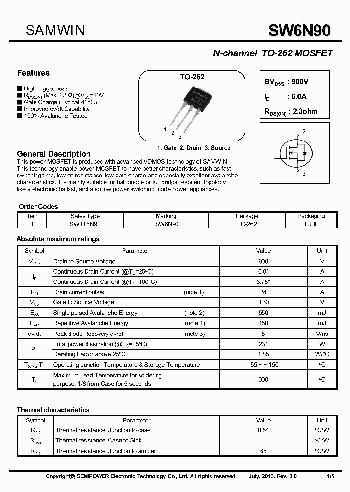 SW6N90_7818089.PDF Datasheet