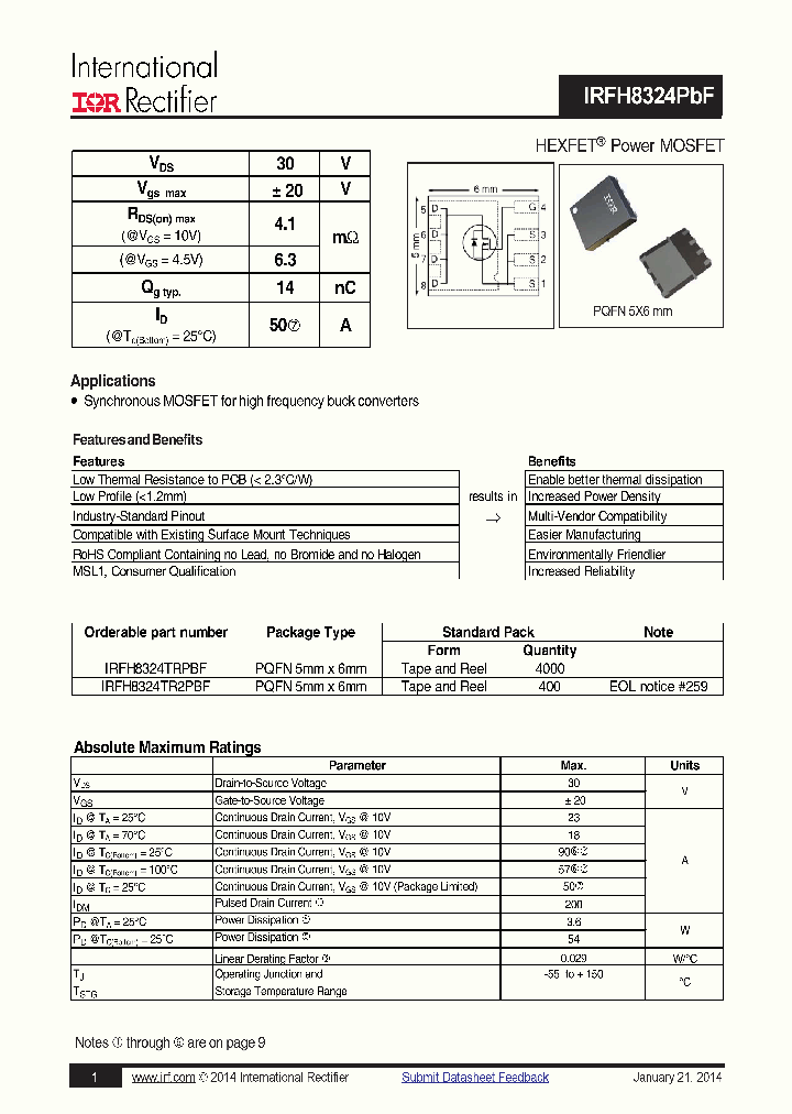 IRFH8324PBF_7817488.PDF Datasheet