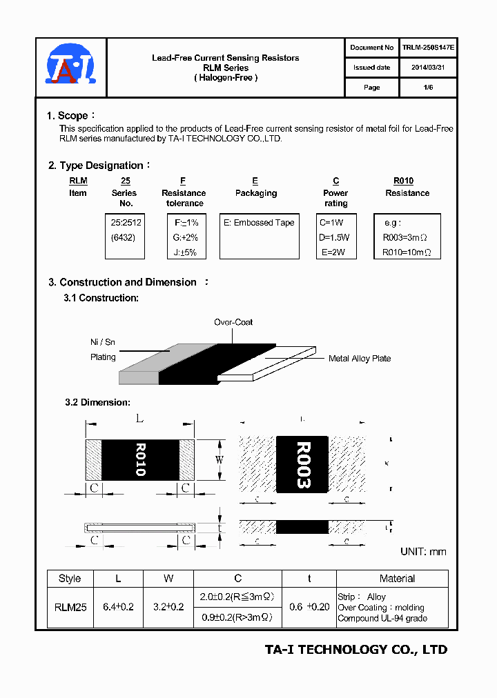 RLM25FECR003_7817391.PDF Datasheet