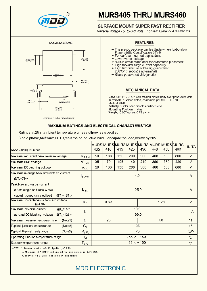 MURS460_7818617.PDF Datasheet