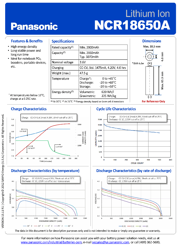 NCR18650A_7821029.PDF Datasheet