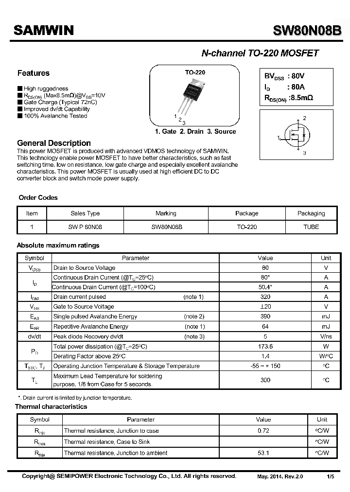 SW80N08B_7815796.PDF Datasheet