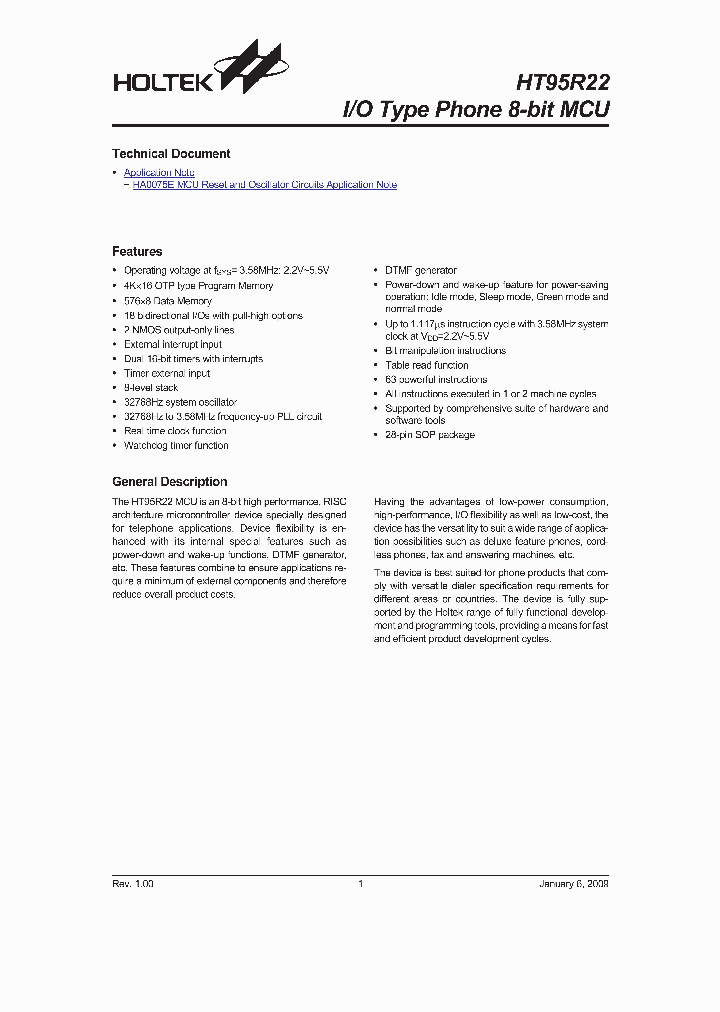 HT95R22_7815763.PDF Datasheet