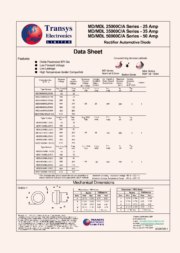 MDL50600_7819971.PDF Datasheet