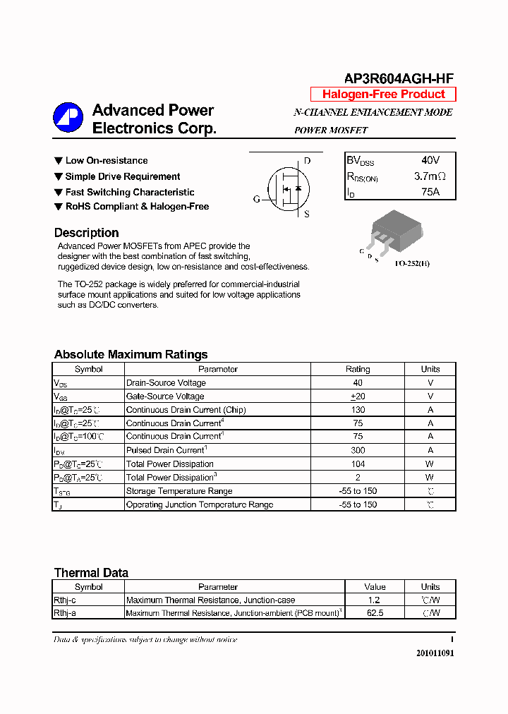 AP3R604AGH-HF14_7821001.PDF Datasheet