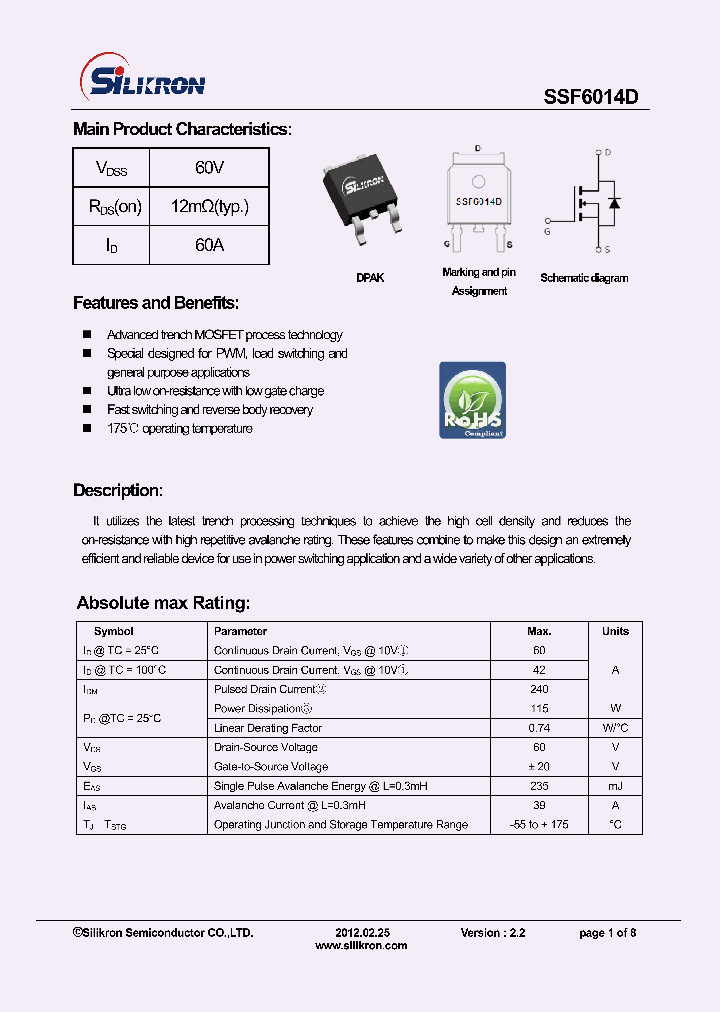 SSF6014D_7813889.PDF Datasheet